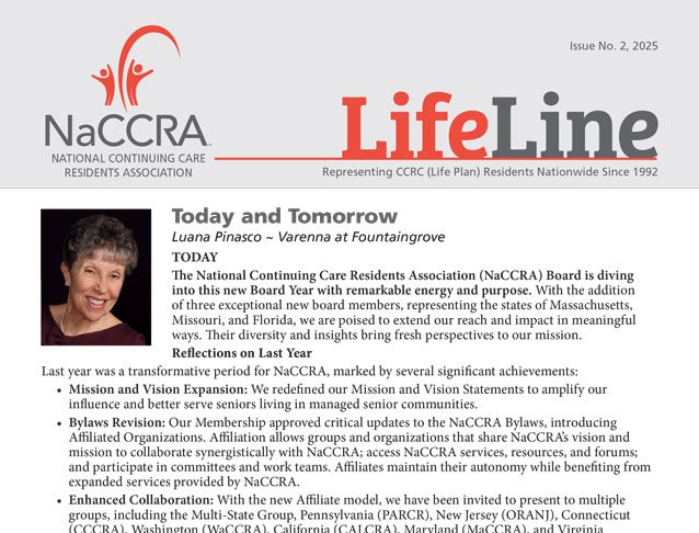 NaCCRA LifeLine Newsletter